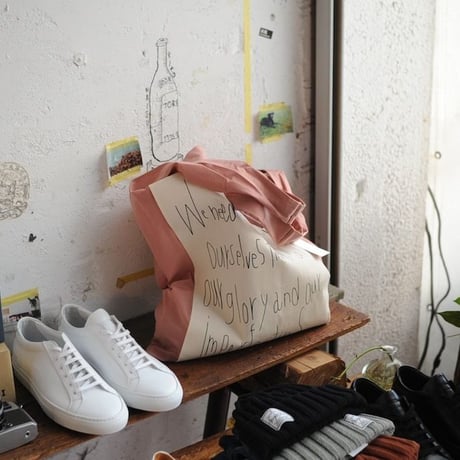 ★ my beautiful landlet / コットンナイロンバッグ (PINK) + + +