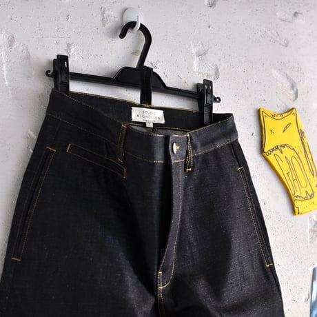 ☆  20SS / STUDIO NICHOLSON  /  BILL SELVEDGE DENIM CLASSIC FLAT FRONT TAPERED DENIM  (INDIGO) ☆