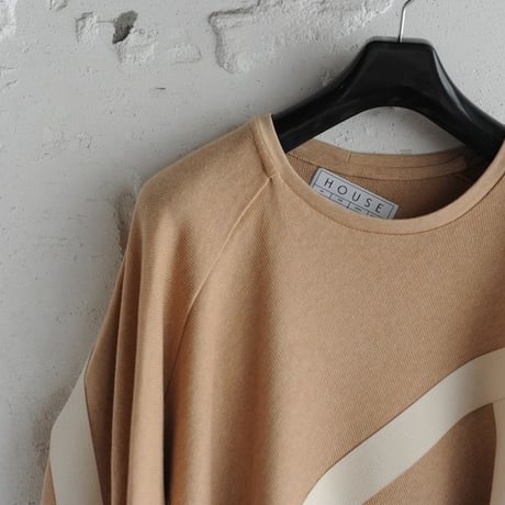 ★ House of the very island's / DECONSTRUCTED T-SHIRT WITH DOLMAN SLEEVES ★