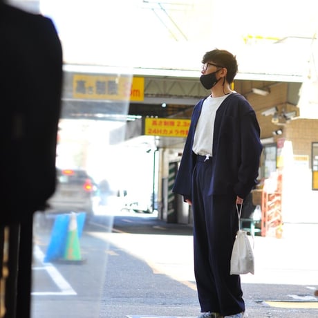 ☆ SS22 / dauerbrenner - HEMDI V SHIRT (NAVY/別注)☆