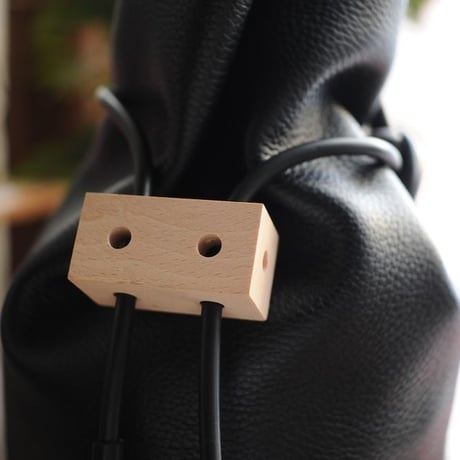 ★ Building Block / Cable + Outlet (Pebbled leather) ★