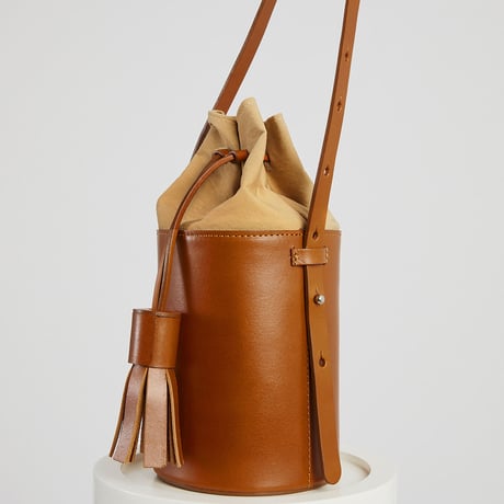 ★ Building Block /   Small Pail in Khaki Crinkle  ★