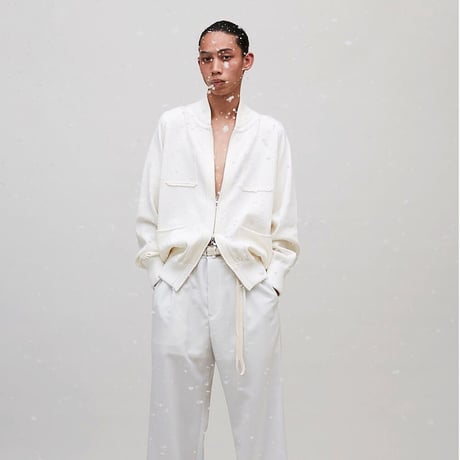 ★ SS21 / tac:tac (タクタク) / WINTER ⇄ SUMMER KNIT  (OFF WHITE)  ★