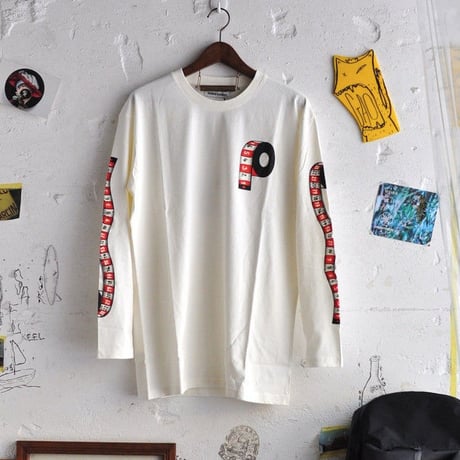 ★ 18AW NEW ! / HENRIK VIBSKOV - Measuring Mens LS Tee (OFF WHITE) ★