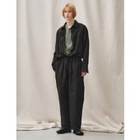 ★ SS24 / YOKO SAKAMOTO / JUMP SUIT (PANAMA BLACK) ★