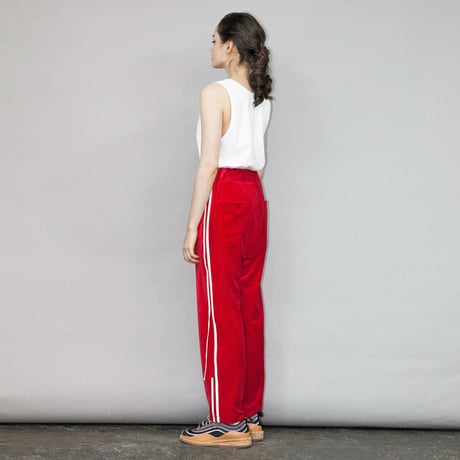 ★ SS21 / my beautiful landlet - COTTON VELOR LINE PANTS (2COLOR) ★