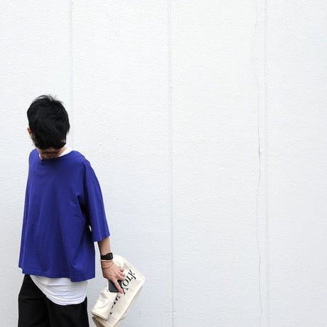 ★ SUPER Daily / ice cotton lc T shirt (R.BLUE) ★