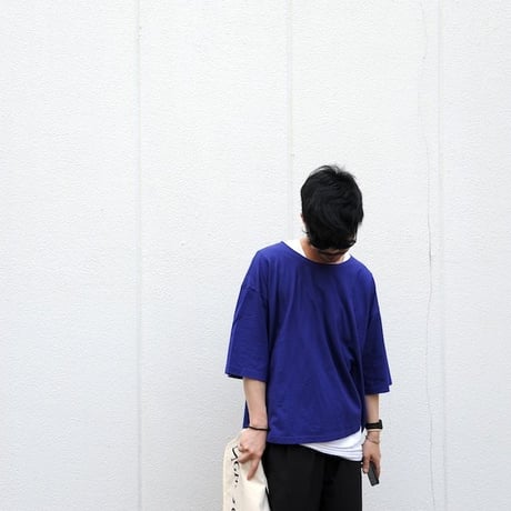 ★ SUPER Daily / ice cotton lc T shirt (R.BLUE) ★