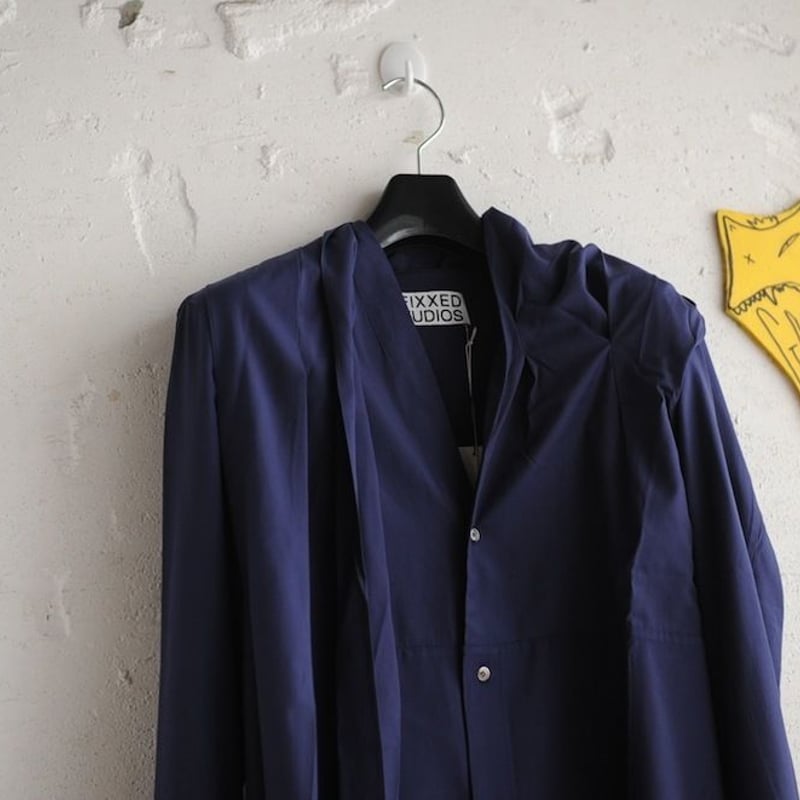 ☆ FFIXXED STUDIOS / SCARF SHIRTS (NAVY) | Welco