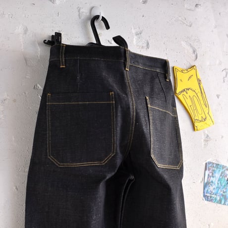 ☆  20SS / STUDIO NICHOLSON  /  BILL SELVEDGE DENIM CLASSIC FLAT FRONT TAPERED DENIM  (INDIGO) ☆