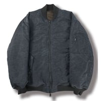 ☆ AW22 / EDWINA HORL - REVERSIBLE BIG MA-1 (忘却-GRAY/BROWN KHAKI) ☆
