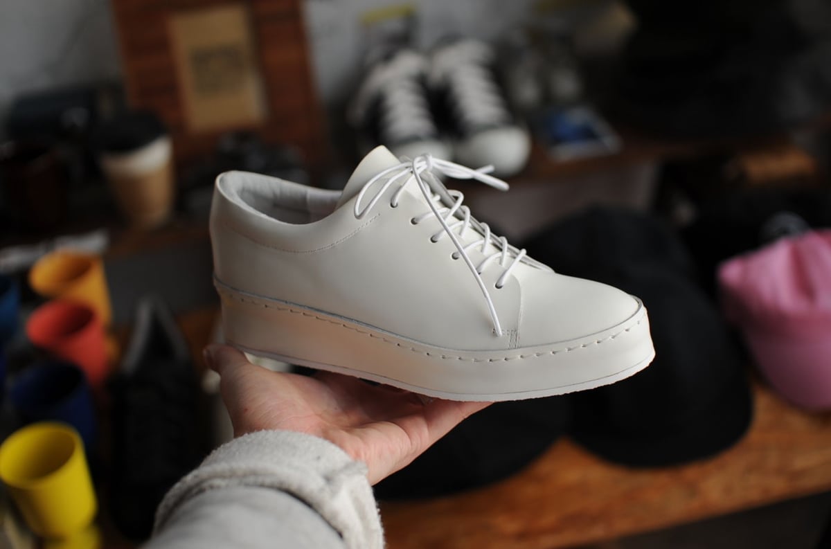☆ MAISON EUREKA (メゾンエウレカ) / LEATHER TRAINER SHO ☆ MAISON EUREKA (メゾンエウレカ) / LEATHER TRAINER SHO