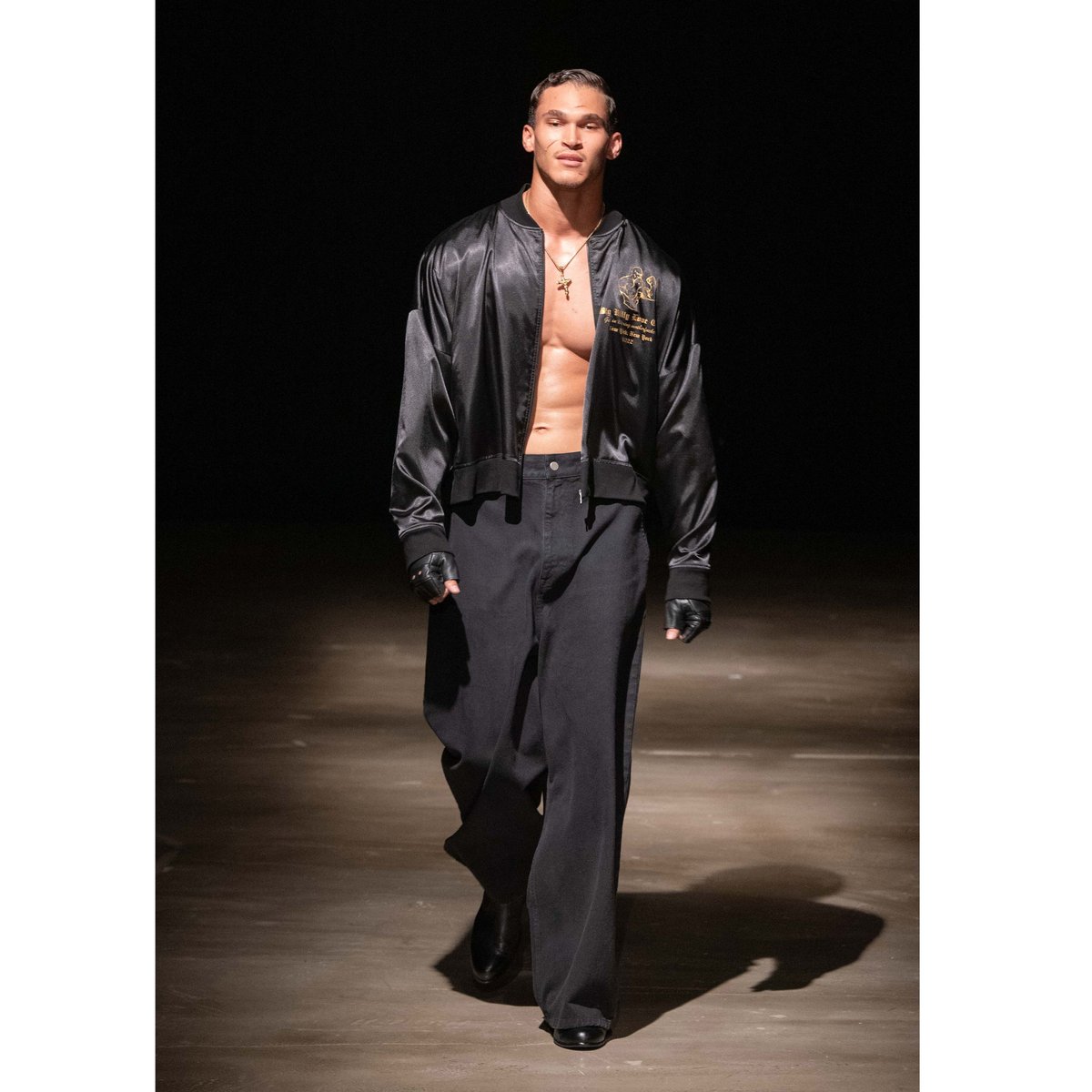 ☆ 20SS / WILLY CHAVARRIA / SATIN TRACK JACKE ☆ 20SS / WILLY CHAVARRIA / SATIN TRACK JACKE