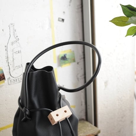 ★ Building Block / Cable + Outlet (Pebbled leather) ★
