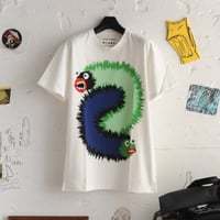 ★ 18SS NEW ! / HENRIK VIBSKOV - WING WANG MONSTER TEE (WHITE) ★
