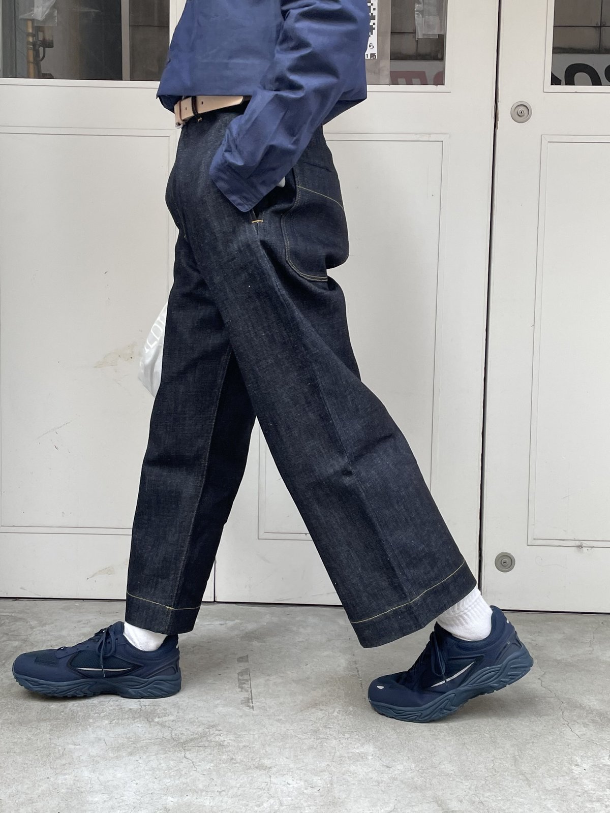 スタジオニコルソン PYAD DENIM PANT IN INDIGO-