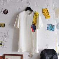 ★ 18AW NEW ! / HENRIK VIBSKOV - SHOULDER TAPE TEE (OFF WHITE) ★