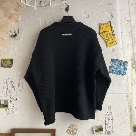 ☆ AW22 / ONEfifth / COLLEGE KNIT (1952) / BLACK ☆