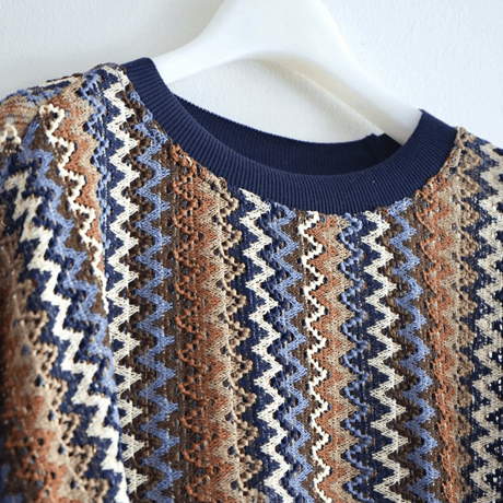 ★ merely_made Hmong hoa knit T-shirt ★