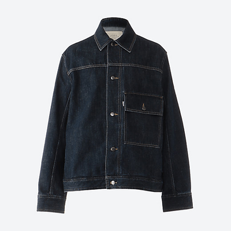 ☆  SS21 / STUDIO NICHOLSON  /  LAZAR  - SELVEDGE DENIM JACKET (INDIGO) ☆