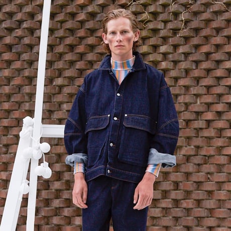 ★ SS21 NEW ! / HENRIK VIBSKOV - Match Box Jacket (INDIGO) ★