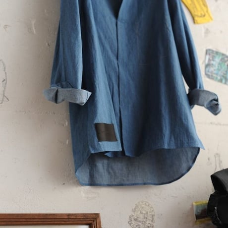 ★ EDWINA HORL / EH36SH-02 P/O SHIRTS (BLEACH) ★