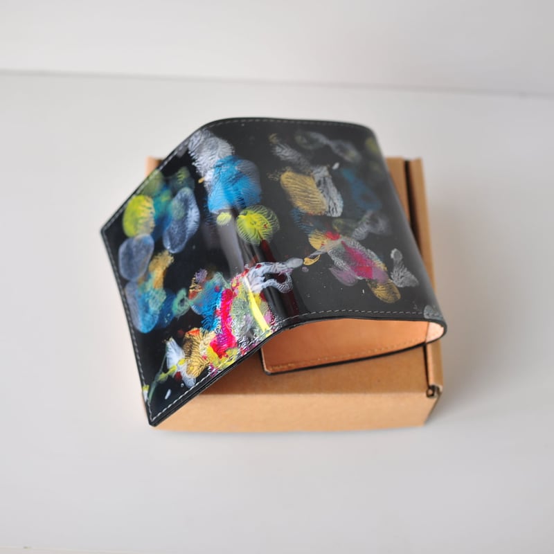 ☆ MACROMAURO (マクロマウロ) / paint coin case (BLK MU