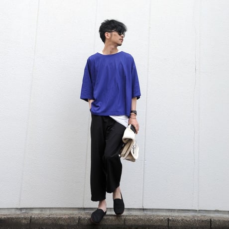 ★ SUPER Daily / ice cotton lc T shirt (R.BLUE) ★