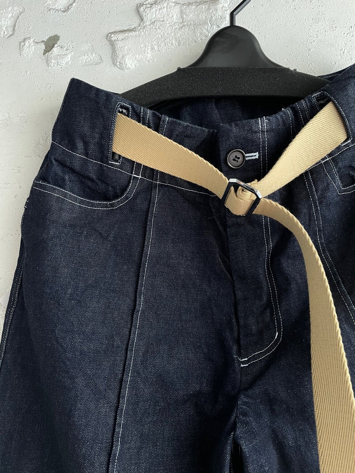 SEAN NISH DENIM BAGGY (ベルト付き) ☆ SS21 / SEAN NISH - DENIM BAGGY (INDIGO) ☆ |