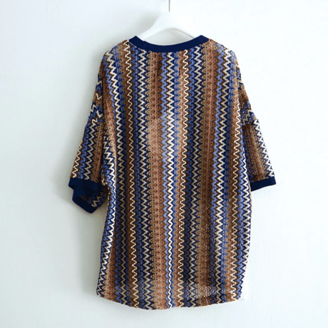 ★ merely_made Hmong hoa knit T-shirt ★