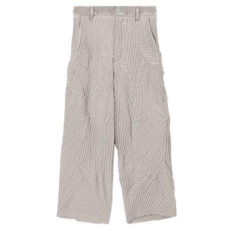 ★ 20SS / tac:tac (タクタク) /  Leaf pleats wide pants (BEIGE)  ★