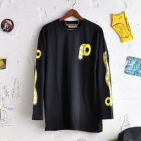 ★ 18AW NEW ! / HENRIK VIBSKOV - Measuring Mens LS Tee (BLACK) ★