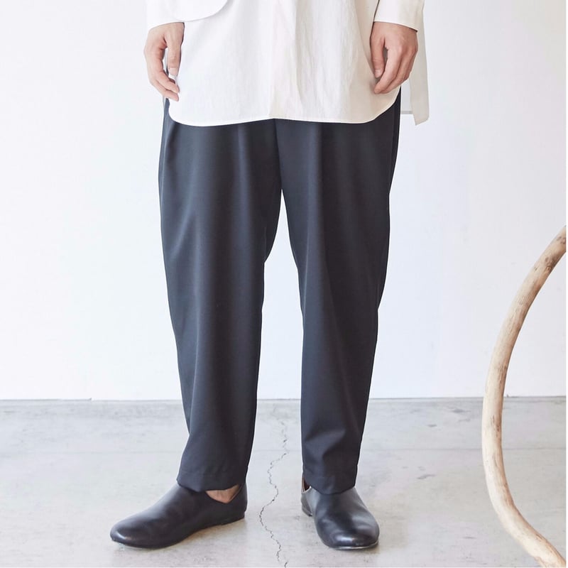 Dulcamara 21ss よそいきスリムテーパード パンツ ☆ SS21 / DULCAMARA - よそいきオーバータックPT (BLACK) ☆ |