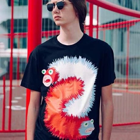 ★ 18SS NEW ! / HENRIK VIBSKOV - WING WANG MONSTER TEE (BLACK) ★