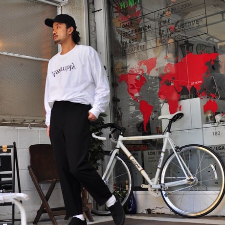 ★ ASSEMBLY NEW YORK / ヒント別注 LOGO L/S T SHIRT  (WHITE) ★