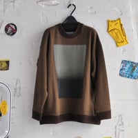 ★ DULCAMARA - ドットグラデーションクルースウェット(BROWN) SIZE 1 ★