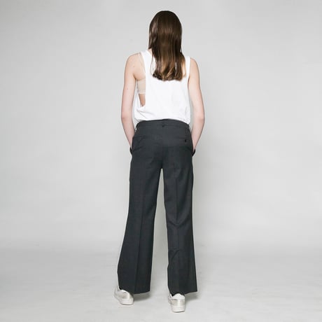 ★ AW20 / VOAAOV - washable wool boot cut pants (チャコール) ★