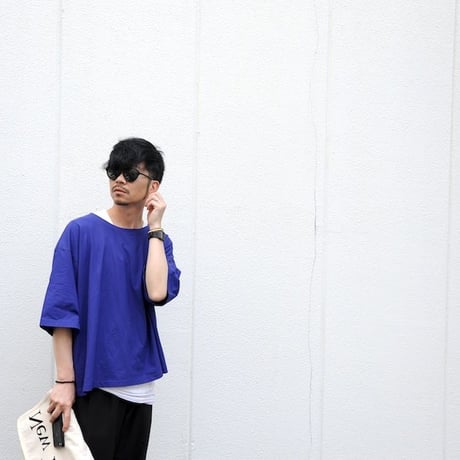 ★ SUPER Daily / ice cotton lc T shirt (R.BLUE) ★