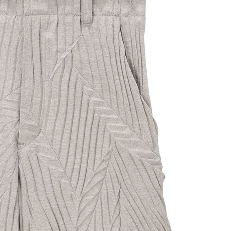 ☆ 20SS / tac:tac (タクタク) / Leaf pleats wide pan