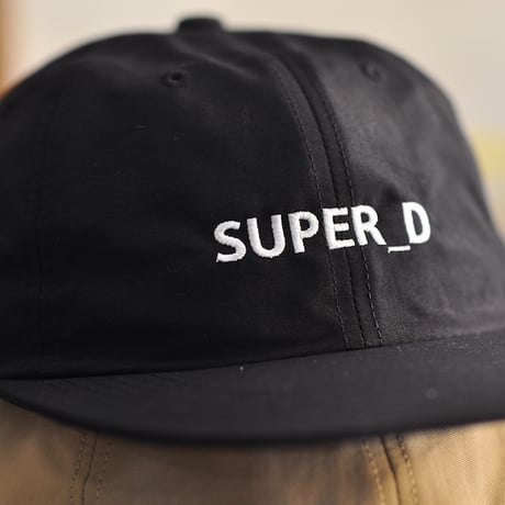 ★ SUPER Daily / LOGO NYLON CAP (BLACK&BEIGE) ★