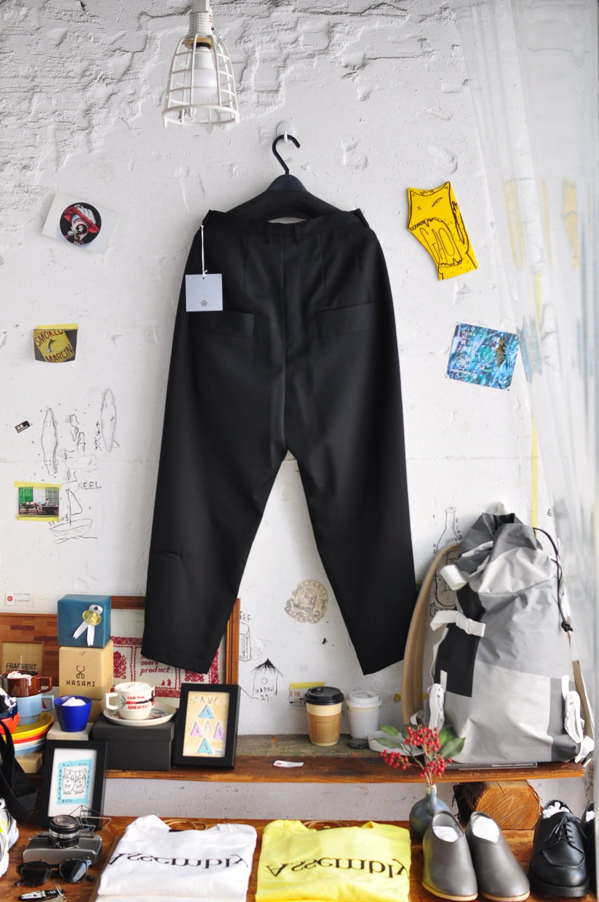 ☆ 20SS / DULCAMARA - よそいきオーバータックパンツ (BLACK) ☆ |