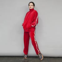 ★ SS21 / my beautiful landlet - COTTON VELOR TRACKJACKET (2COLOR) ★