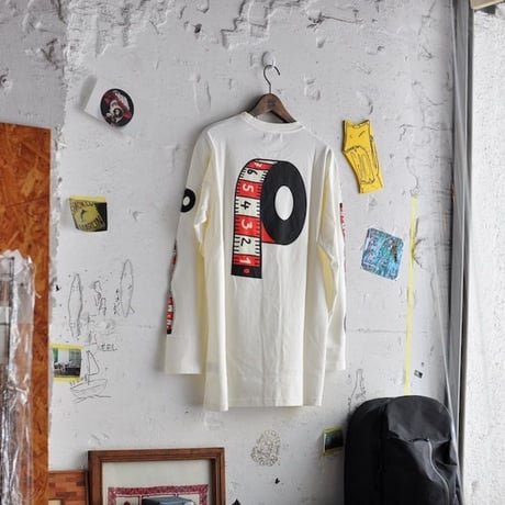 ★ 18AW NEW ! / HENRIK VIBSKOV - Measuring Mens LS Tee (OFF WHITE) ★