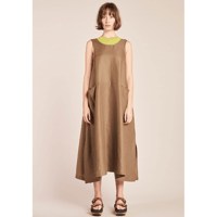 ★ KLOKE  / LUNA DRESS ( TOBACCO / S ) ★