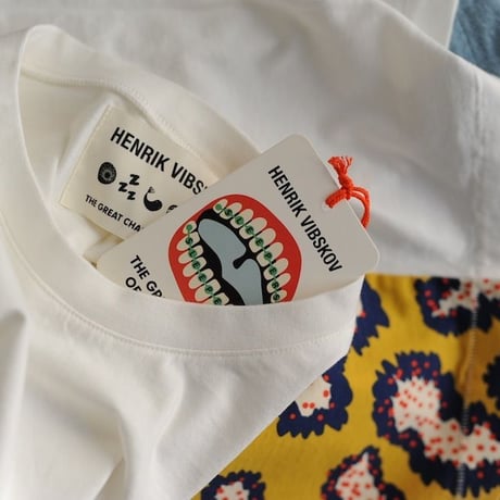 ★ 18SS NEW ! / HENRIK VIBSKOV - HALF ASLEEP TEE (WHITE) ★