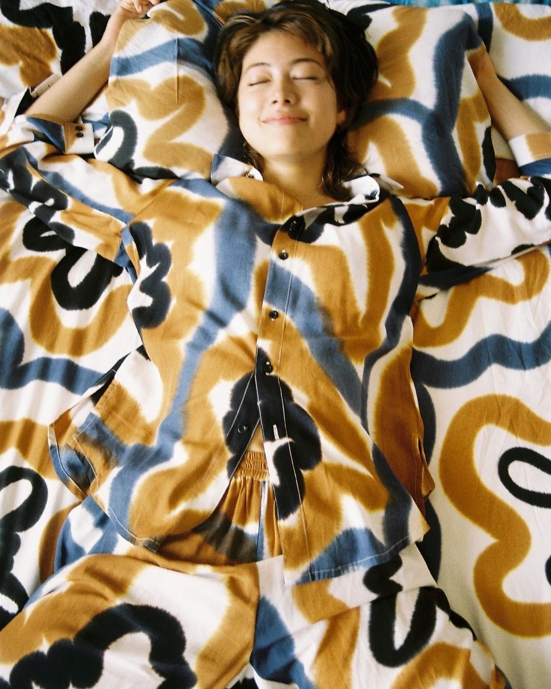 トップス SUKU  WINTER SET RHYTHM L SUKU HOME スクホーム-WINTER PYJAMAS / RHYTHM(HAND PAINTED