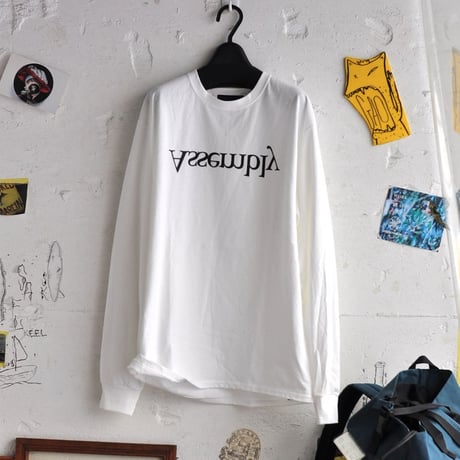 ★ ASSEMBLY NEW YORK / ヒント別注 LOGO L/S T SHIRT  (WHITE) ★