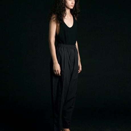 ★ 20SS /my beautiful landlet -  typewriter tapered pants (BLACK) ★
