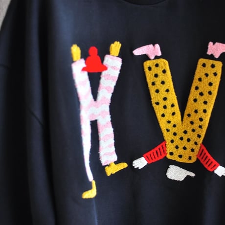 ★ 18AW NEW ! / HENRIK VIBSKOV - HV CHARACTERS SWEAT (BLACK) ★