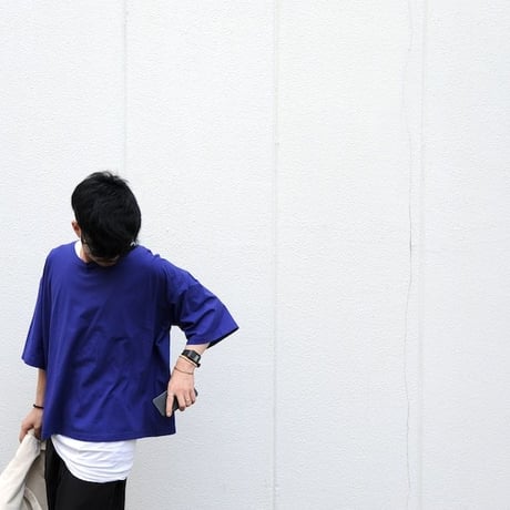 ★ SUPER Daily / ice cotton lc T shirt (R.BLUE) ★